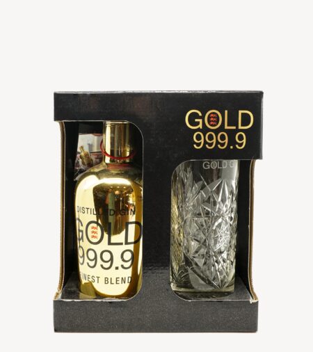 Gift Gin Gold 999.9 c/ Copo 70cl