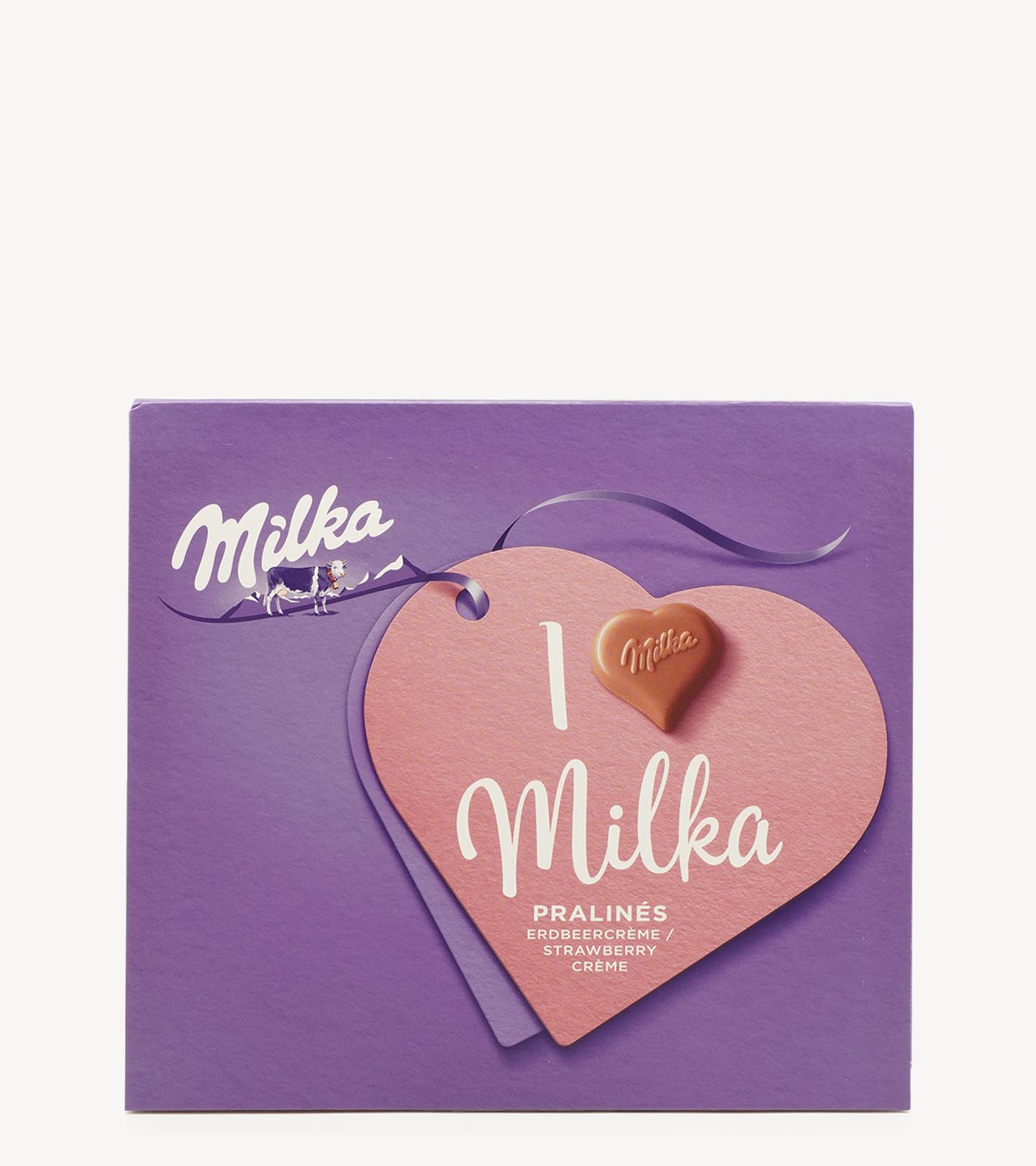 Bombons de Chocolate Pralinés Morango I Love Milka 110g