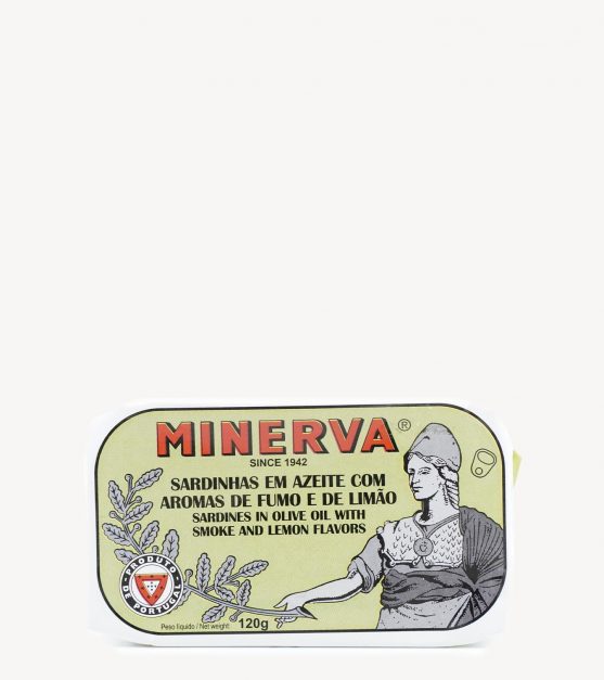Sardinha com sabor a Fumo e Limão Minerva 120g